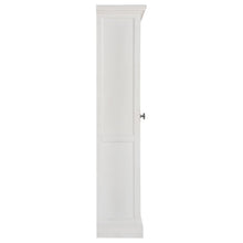 Tammi - 2 Door Wood Tall Cabinet - Distressed White And Brown