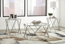 Madanere - Chrome Finish - Occasional Table Set (Set of 3)