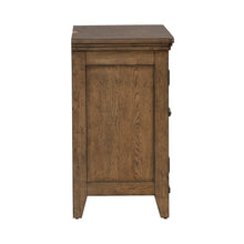 Carolina Park - 2 Door Bedside Chest With Charging Station - Brown