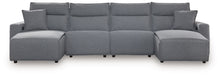 Modmax II - Reclining Sectional - Salt And Pepper