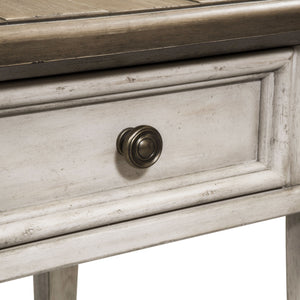 Heartland - Drawer End Table - White