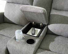 Gauntlet - Sterling - Double Recline Loveseat With Console