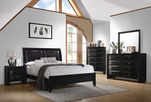 Briana - Rectangular 8-drawer Dresser With Mirror - Black