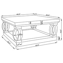 Amalia - Mirrored Coffee Table Set