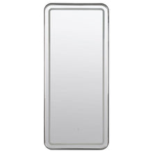 Glendora - Led Standing Mirror With Bluetooth Speaker - Black