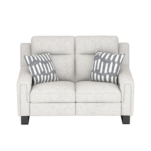 Teagan - Dual Power Loveseat - Oatmeal