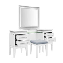 Reflections - 3 Piece Vanity Set - Pearl White & Rhinestone