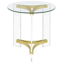 Janessa - Acrylic Coffee And End Table Set
