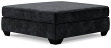 Lavernett - Oversized Accent Ottoman - Charcoal