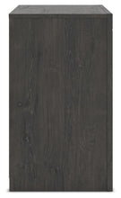 Fraluna - Charcoal - Two Drawer Night Stand