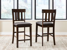 Haddigan - Upholstered Barstool (Set of 2) - Dark Brown