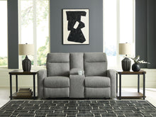 Gauntlet - Sterling - Double Recline Loveseat With Console