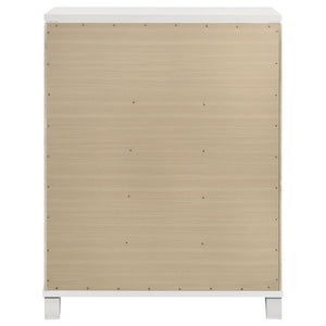 Marmore - 5-Drawer Bedroom Chest Of Drawers - White