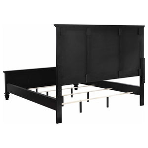 Sandy Beach - 63" Panel Bed with High Headboard