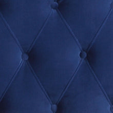 Amelia - Upholstered King Bed - Navy