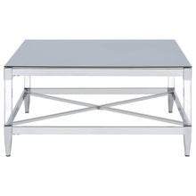 Lindley - Square Tempered Mirror Acrylic Table