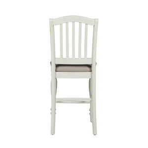 Cumberland Creek - Slat Back Counter Chair (RTA) - Nutmeg / Buttermilk