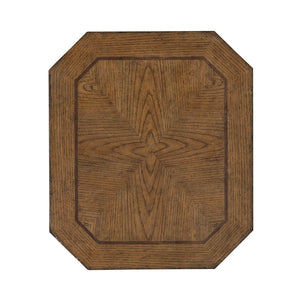 Carolina Park - Octagonal End Table - Brown