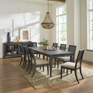 Caruso Heights - Rectangular Table Set - Black