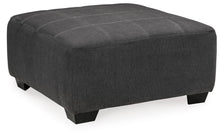 Ambee - Oversized Accent Ottoman - Slate