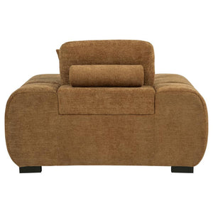 Octavia - Fabric Upholstered Track Arm Accent Chair