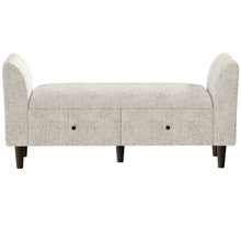 Emily - Storage Ottoman - Sesame