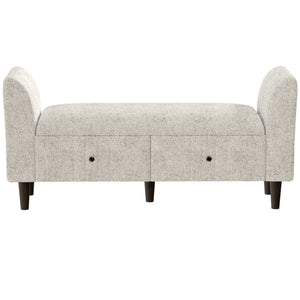 Emily - Storage Ottoman - Sesame