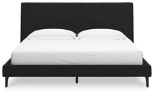 Cadmori - Upholstered Bed With Roll Slats