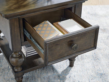 Veramond - Square End Table - Dark Brown