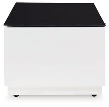 Gardoni - Rectangular Cocktail Table - White / Black