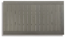 Visola - RECT Dining Table w/Umb OPT - Gray