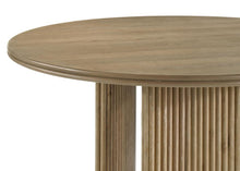 Adina - 5 Piece Round Dining Table Set - Barley / Distressed Light Brown