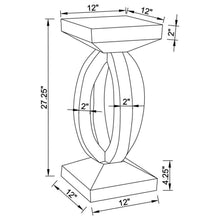 Amalia - Mirrored Coffee Table Set