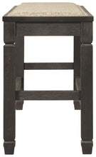 Tyler - Antique Black - DBL Counter UPH Bench