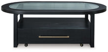 Winbardi - Oval Cocktail Table - Black