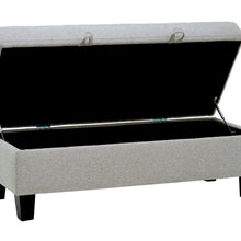 Dawson - Storage Ottoman - Pebble Gray