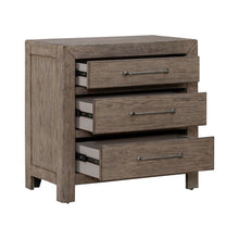Skyview Lodge - Nightstand With Charging Station - Light Brown