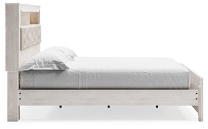 Altyra - White - King Bookcase Panel Bed