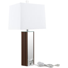 Elena - Square Tapered Mirrored Lamp
