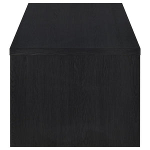 Knapp - Lift Top Cocktail Coffee Table With Dual Drawers - Black
