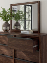 Dilenno - Dark Brown - Dresser And Mirror