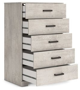 Shawburn - Gray - Five Drawer Chest