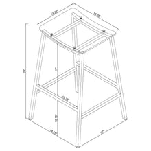 Jovani - Acrylic Backless Bar Stools (Set of 2)
