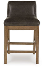 Cabalynn - Two-tone Brown - Upholstered Barstool (Set of 2)