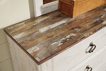 Willowton - Five Drawer Chest - Brown / Beige / White