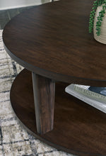 Korestone 2 - Round Cocktail Table - Dark Brown