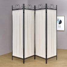 Dove - 4 - Panel Room Divider Folding Shoji Screen - Beige