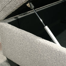 Dawson - Storage Ottoman - Pebble Gray