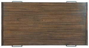 Calmoni - Brown - Rectangular Cocktail Table