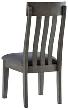 Hallanden - Black / Gray - Dining UPH Side Chair (Set of 2)